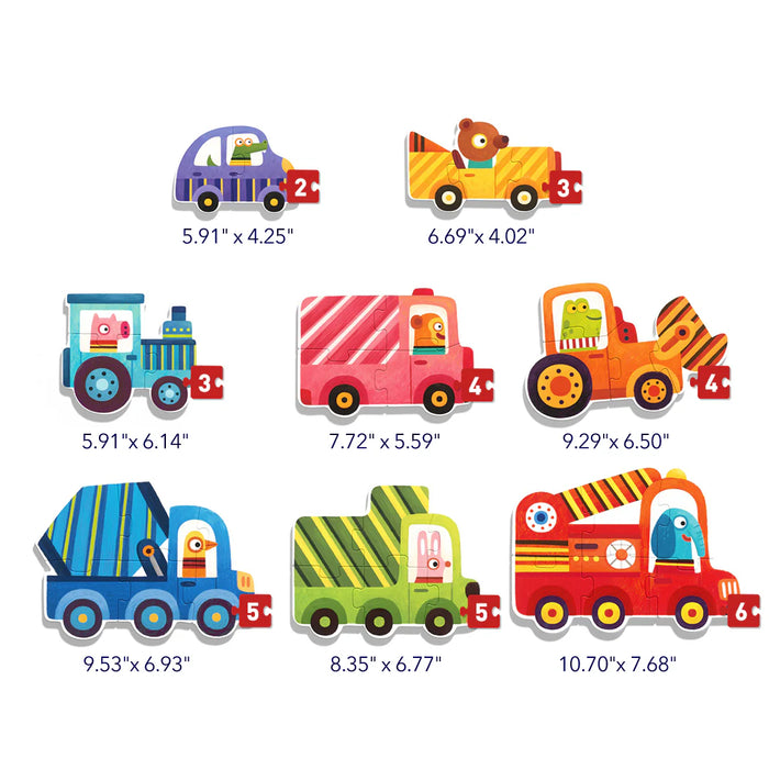 Level Up! Puzzles Level 1 - Animal Transportation [ 2P-6P ]